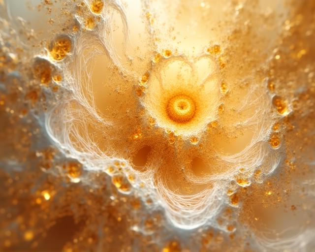 Esempio di arte matematica astratta basata su frattali